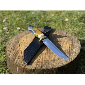 ПАТРІОТ ніж ручної роботи майстра студії GARAGE ART, Сталь 95х18, кована 57 HRC. Photo 2